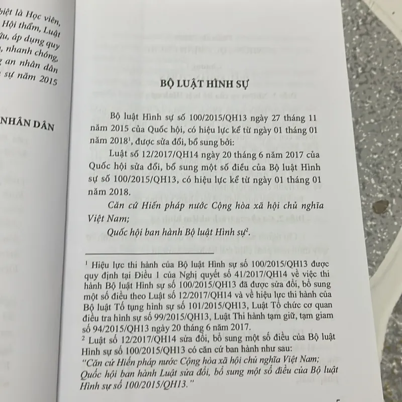 [luật- chính trị] Bộ luật Hình sự 2015 (sửa đổi 2017] 780090