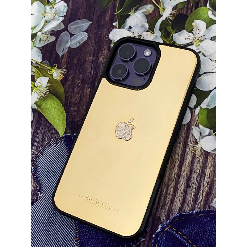 Ốp Lưng IPhone Mạ Vàng Đính Kim 9274