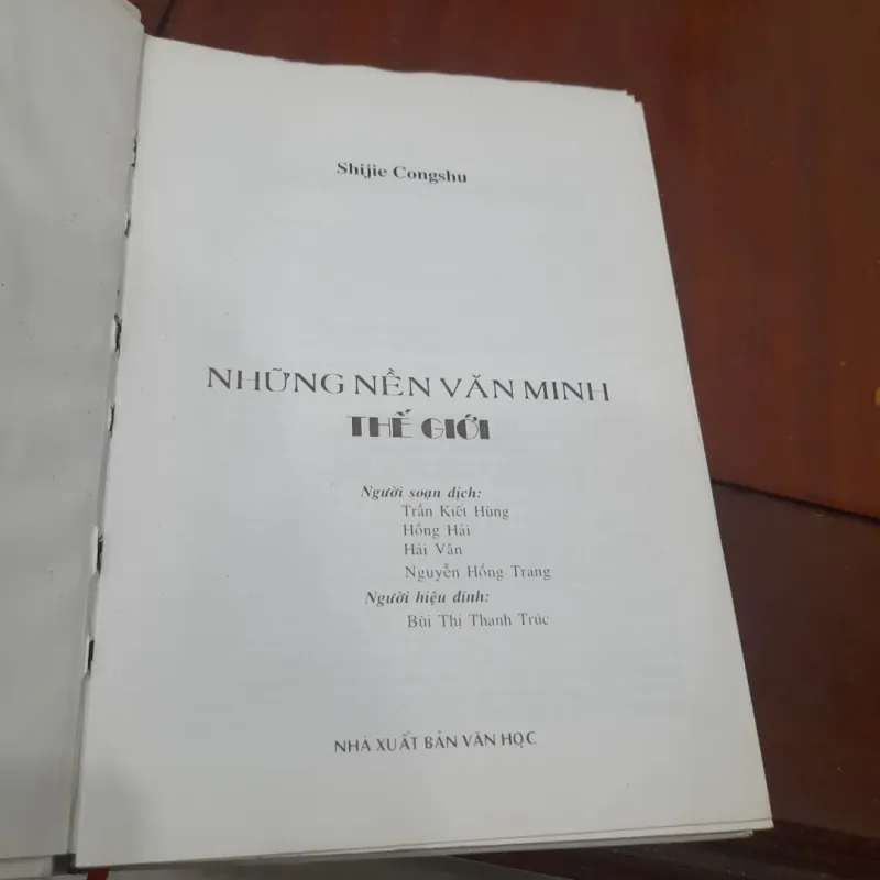 Shijie Congshu - NHỮNG NỀN VĂN MINH THẾ GIỚI 966492