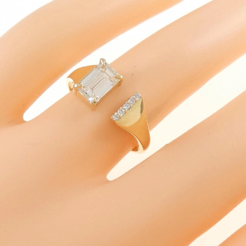 Nhẫn kim cương K18YG 1.009CT - Hàng hiệu Chính hãng 855395