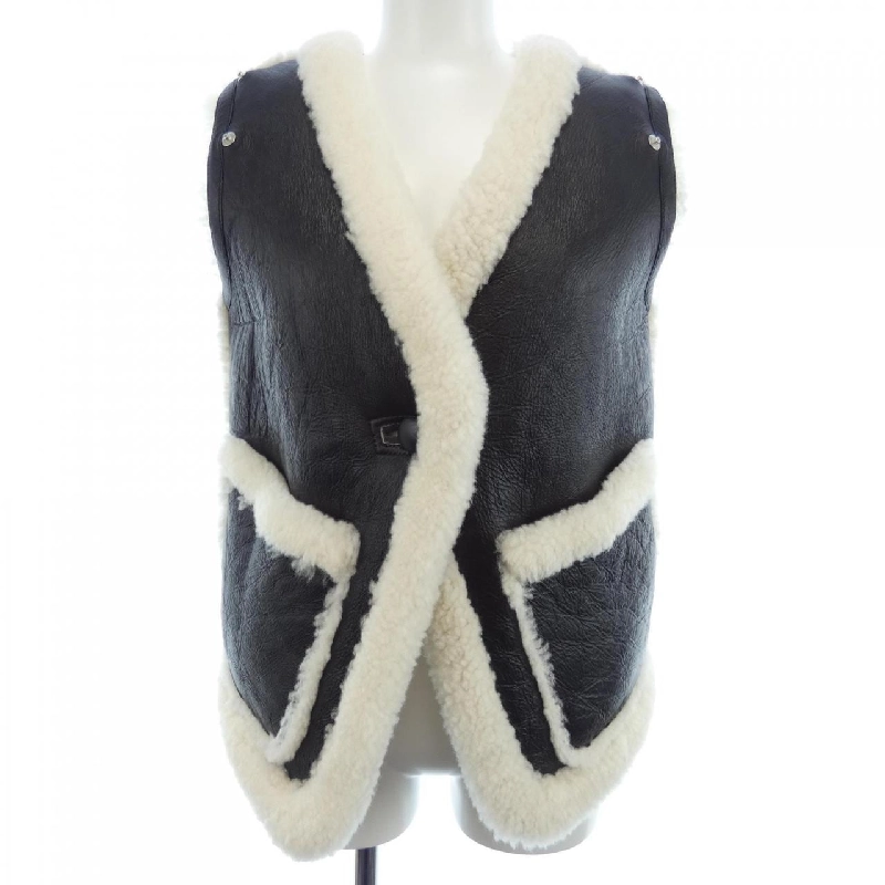 【Mã giảm giá】Áo khoác lông cừu CELINE 640330