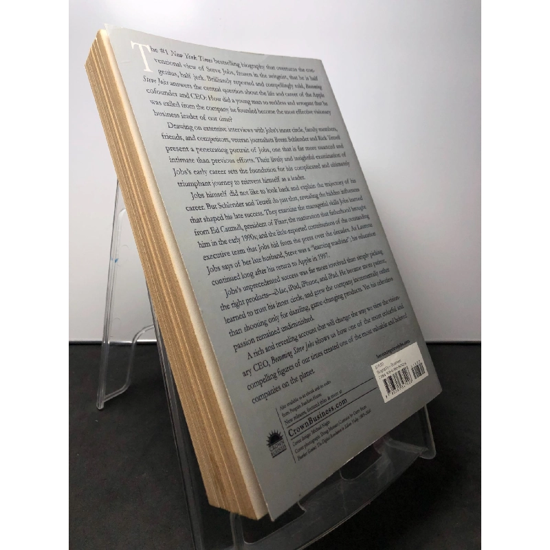 Becoming Steve Jobs mới 85% bẩn nhẹ Brent Schlender, Rick Tetzeli HPB1408 NGOẠI VĂN 916823