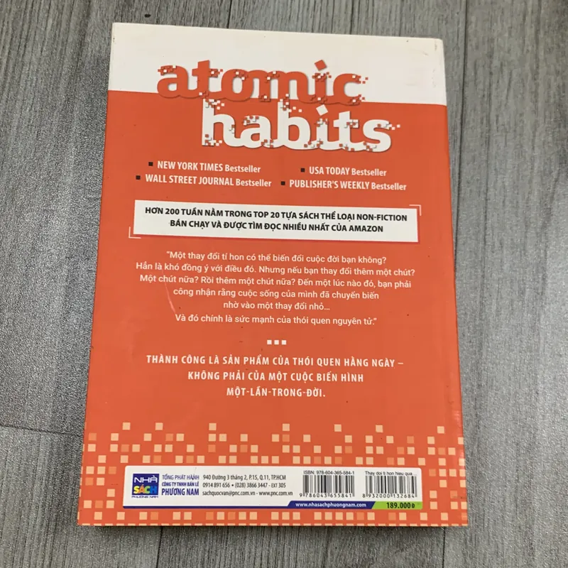 Thay đổi tý hon hiệu quả bất ngờ, automic habits. 2b4 718452