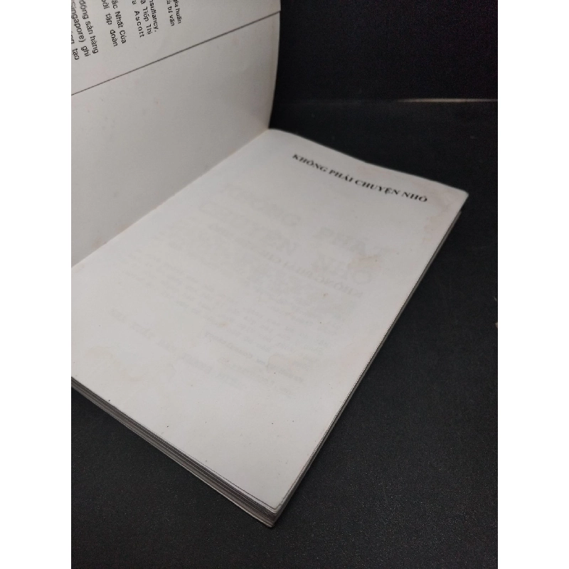 Không phải chuyện nhỏ mới 80% ố ẩm nhẹ 2016 Francis Hùng HCM2103 KỸ NĂNG 919273