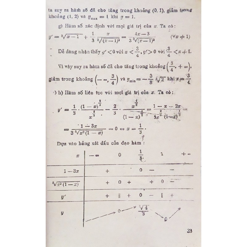 Bài tập Giải tích lớp 12 phổ thông xưa (Tập 1) 17844