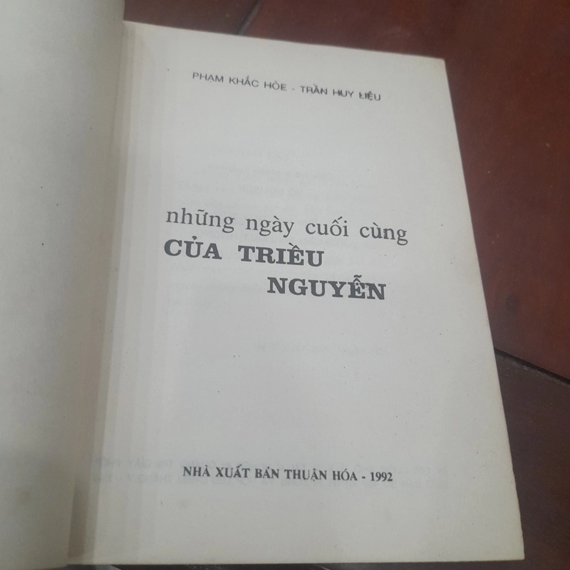 Trần Huy Liệu, Phạm Khắc Hòe - NHỮNG NGÀY CUỐI CÙNG CỦA TRIỀU NGUYỄN 475178