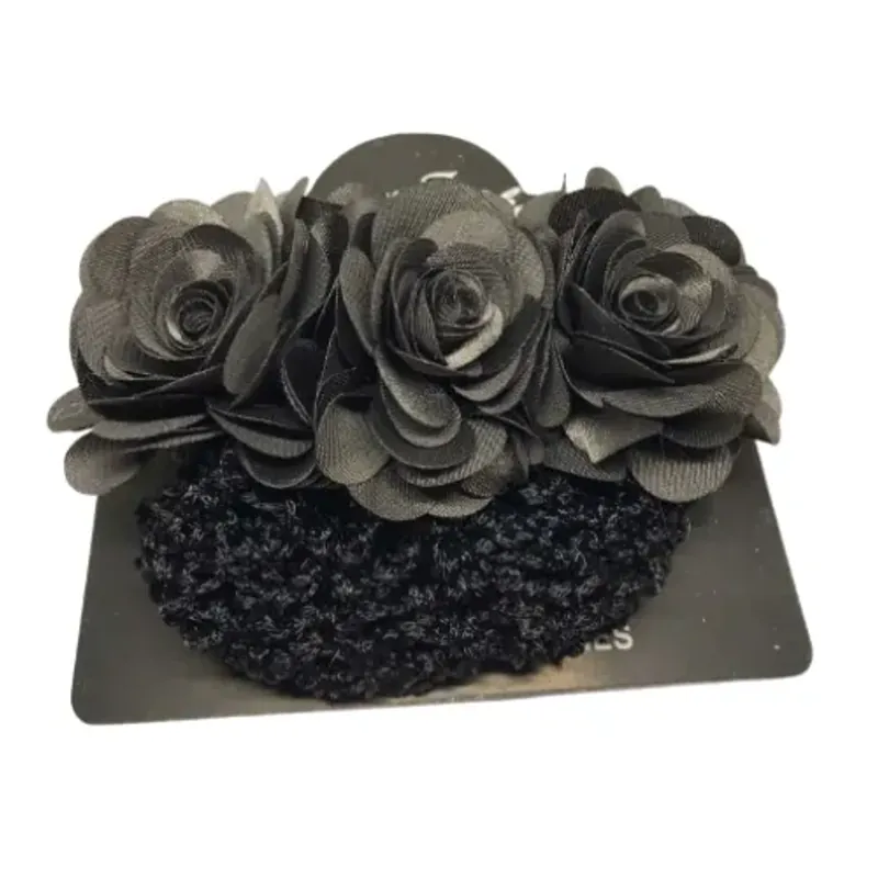 Kẹp búi tóc lưới đính bông thời trang công sở nhà hàng đủ màu 798819