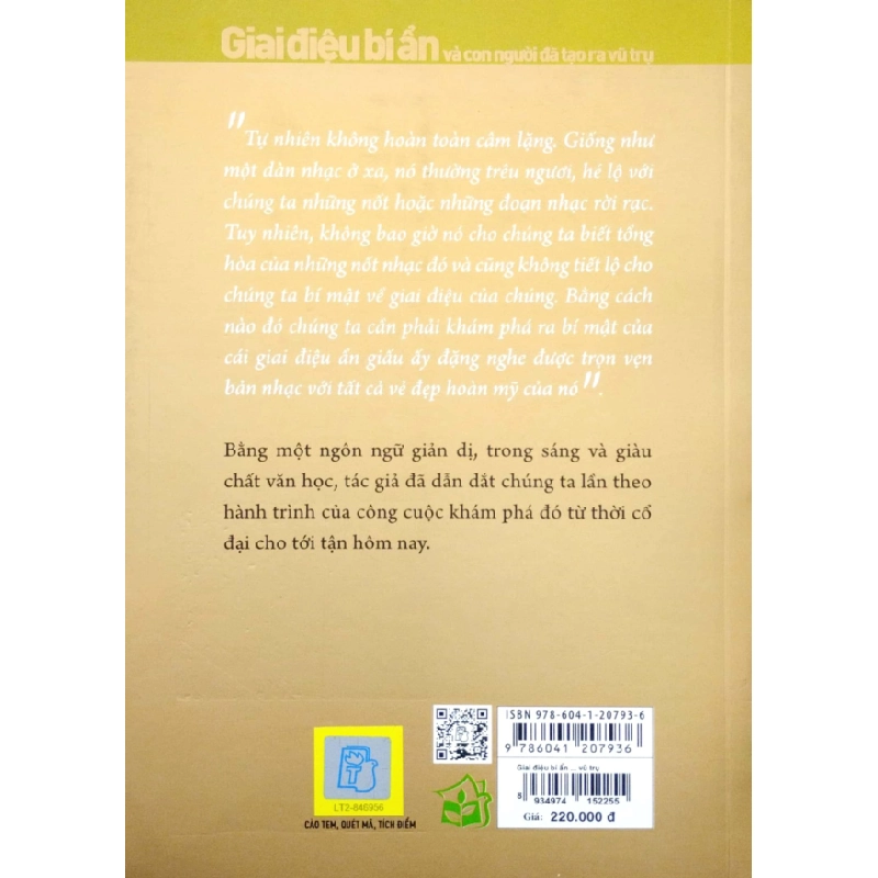 Khoa Học Khám Phá - Giai Điệu Bí Ẩn Và Con Người Đã Tạo Ra Vũ Trụ - Trịnh Xuân Thuận 295397