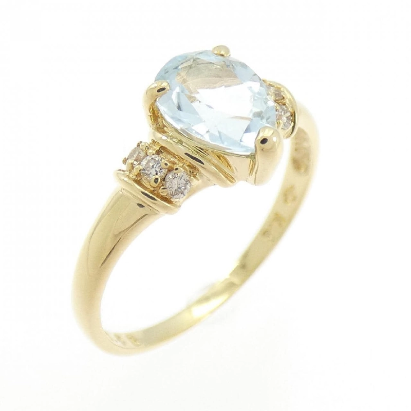 K18YG Nhẫn Blue Topaz - Hàng hiệu Chính hãng 846717