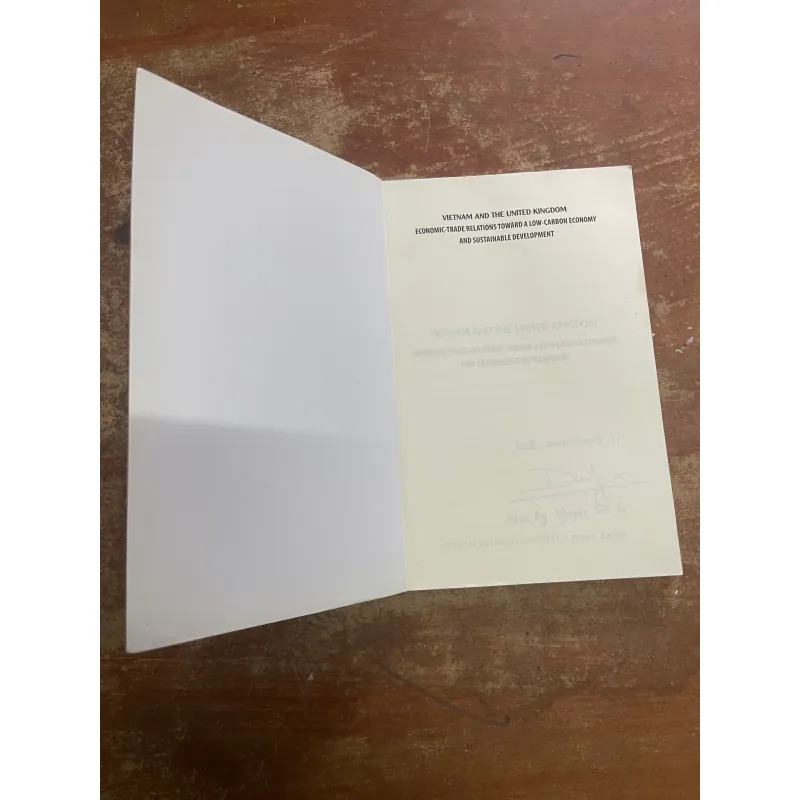 VIETNAM AND THE UNITED KINGDOM ECONOMIC-TRADE RELATIONS TOWARD A LOW-CARBON ECONOMY… 728168