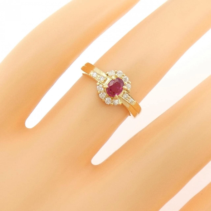 Nhẫn Ruby K18YG 0.28CT - Hàng hiệu Chính hãng 846672