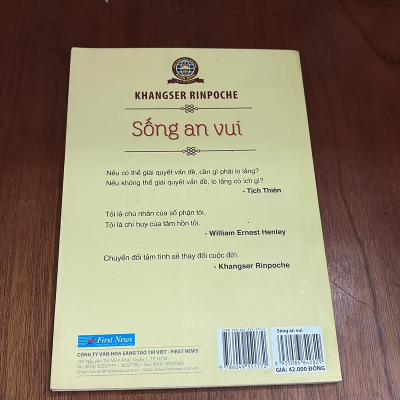 II Sách Phật Giáo: Sống An Vui - KHANGSER RINPOCHE - 2017 631138