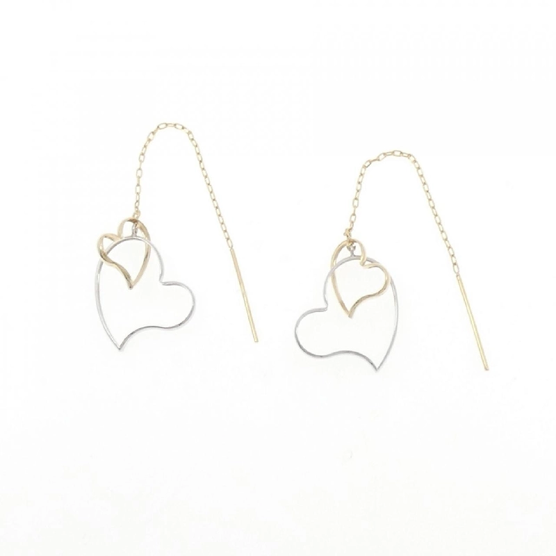 K10YG/K10WG Bông tai hình trái tim - Hàng hiệu Chính hãng 865607