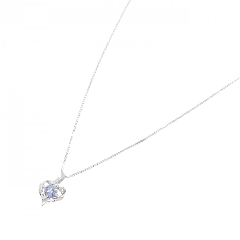 K18WG Đá Tanzanite Dây Chuyền - Hàng hiệu Chính hãng 858769