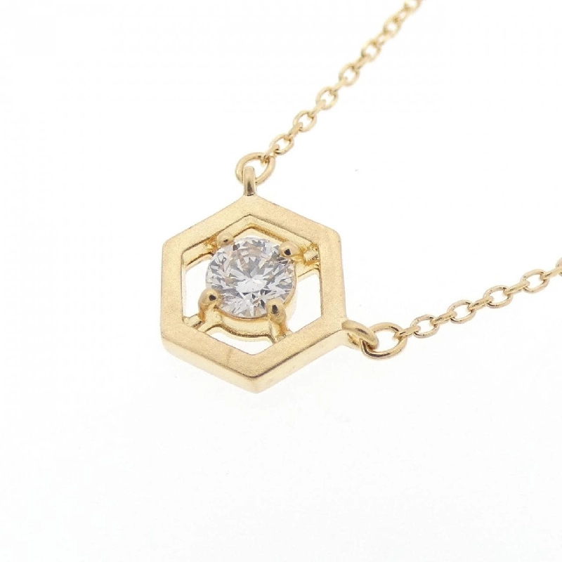 Dây chuyền kim cương K18YG 0.08CT - Hàng hiệu Authentic 859109