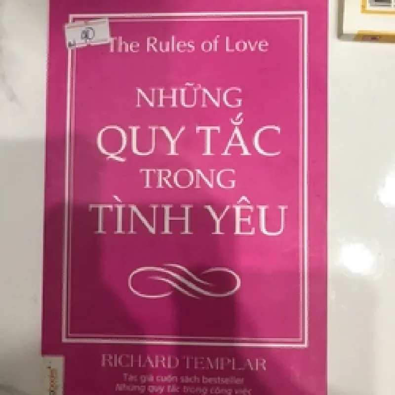 [Sách Cũ SCGR] Những quy tắc trong tình yêu TKB1806 KỸ NĂNG 679284