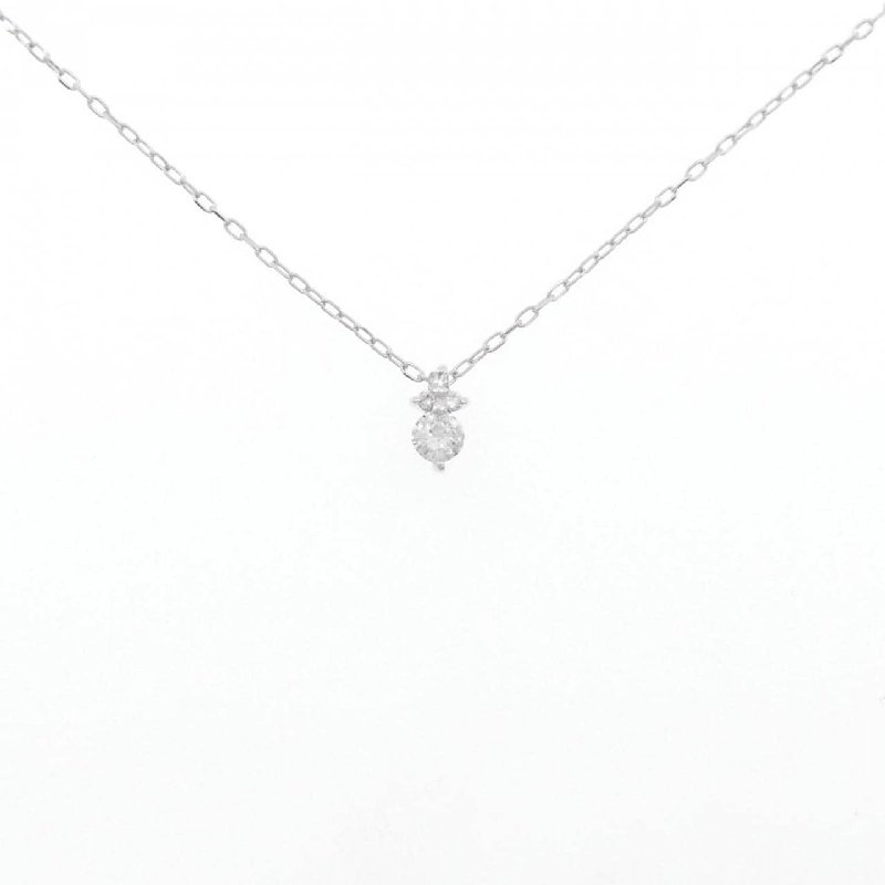 K18WG Dây chuyền kim cương 0.15CT - Hàng hiệu Chính hãng 861905