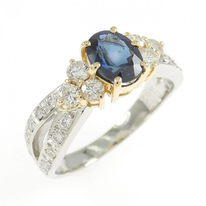 Nhẫn Sapphire PT900/K18YG 0.92CT 667432