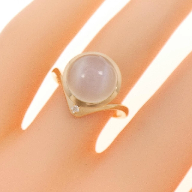 Nhẫn đá mặt trăng K18YG 669259