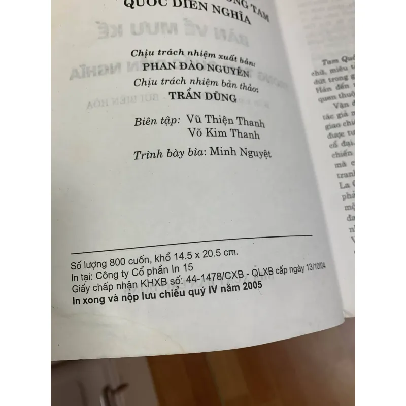 Bàn Về Mưu Kế Trong Tam Quốc Diễn Nghĩa 758675