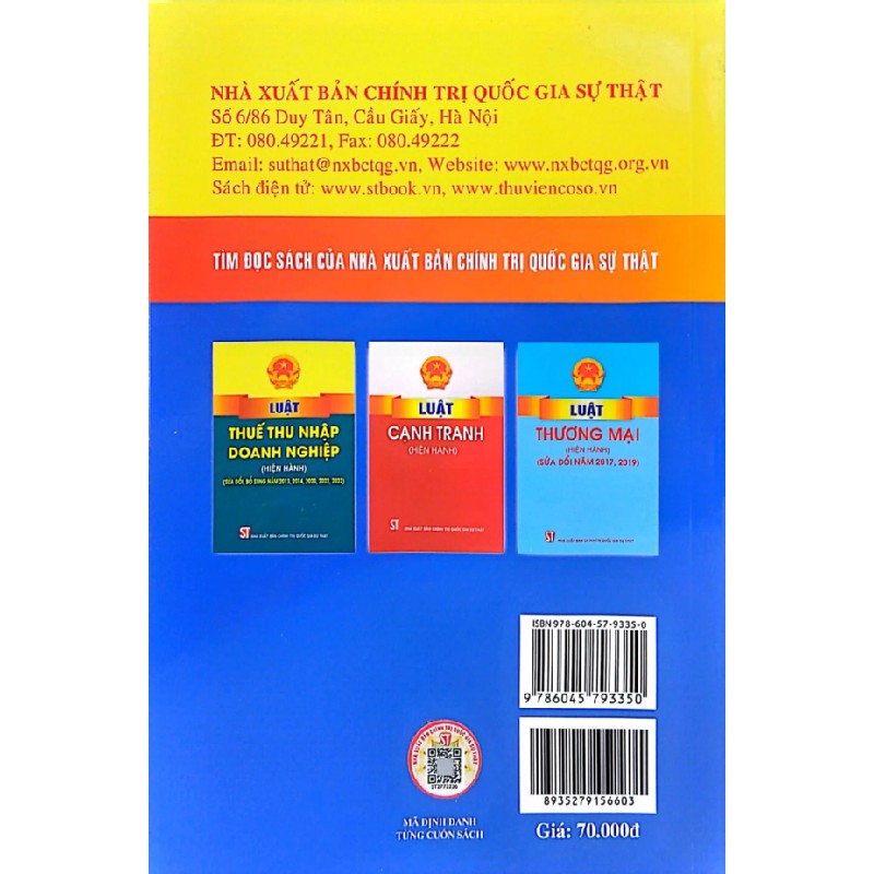 Luật Doanh Nghiệp (Hiện Hành) (Sửa Đổi, Bổ Sung Năm 2022) - Quốc Hội 189684