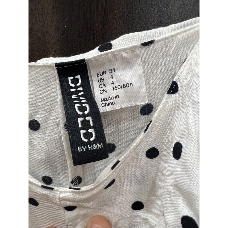 Đầm chấm bi hai dây H&M 387798