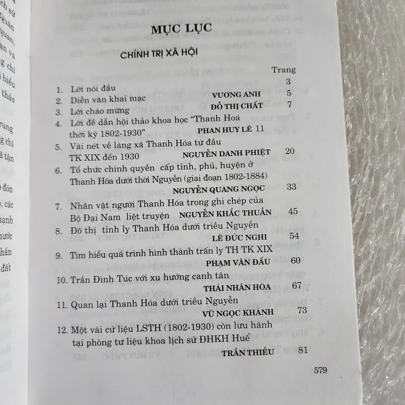 Thanh Hóa thời kỳ 1802-1930 | kỷ yếu hội thảo khoa học | 2003 568820