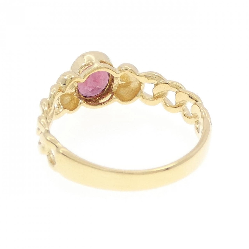 Nhẫn Garnet K18YG hình trái tim 668975