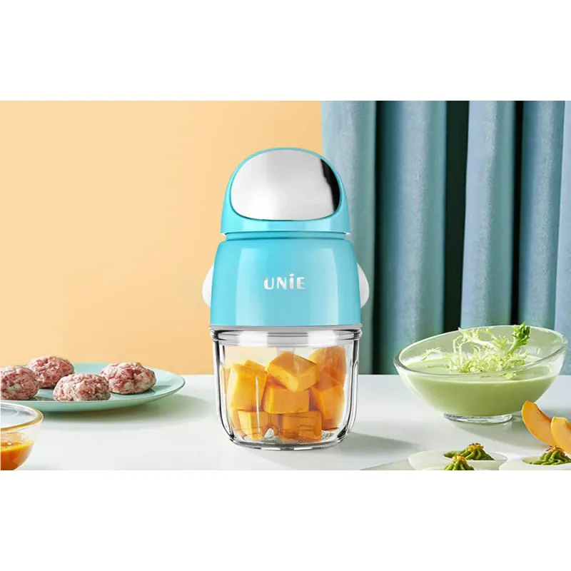 Máy xay mini UNIE UMB02 200W, cối thủy tinh kháng khuẩn + lưỡi dao inox 3 tầng 578118