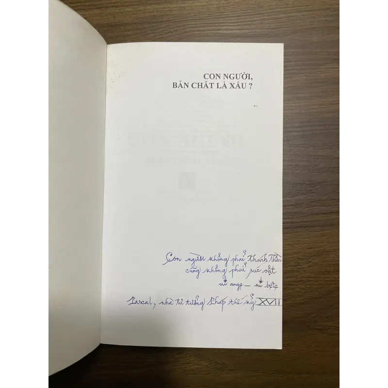 Con người bản chất là xấu 933879