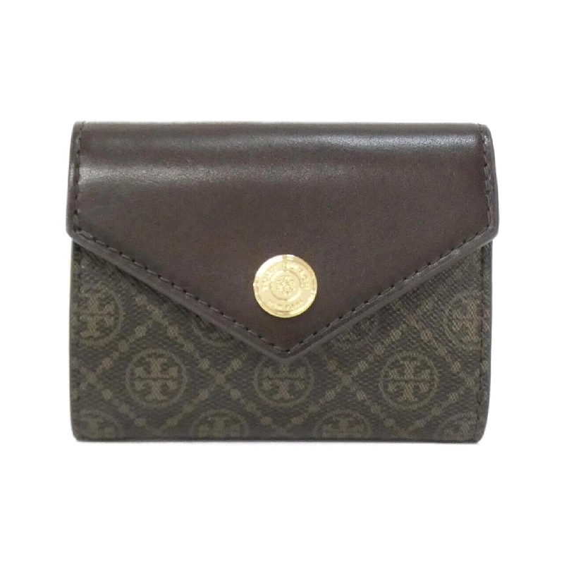 【Sản phẩm mới】Tory Burch T Monogram Canvas Coated Small Envelope 165026 Ví 622105