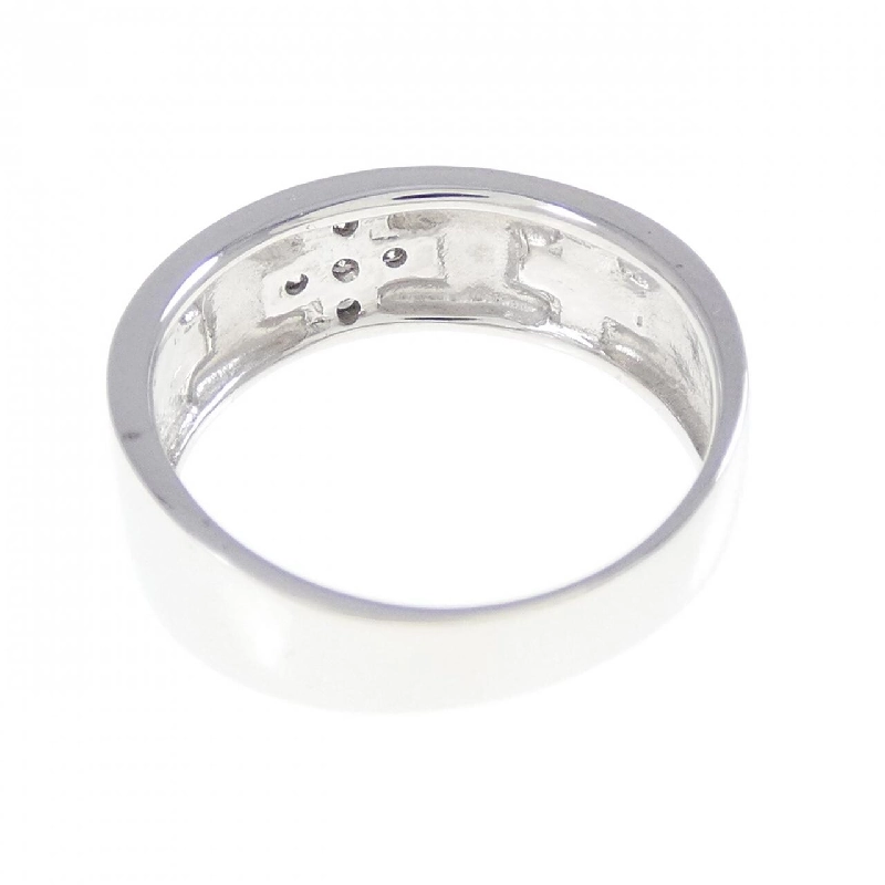 Nhẫn kim cương K18WG hình chữ thập 0.06CT 669401