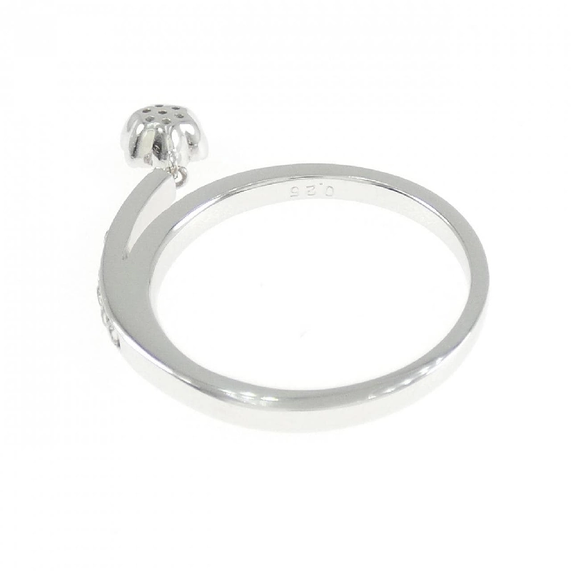 Nhẫn kim cương hoa K18WG 0.25CT 668446