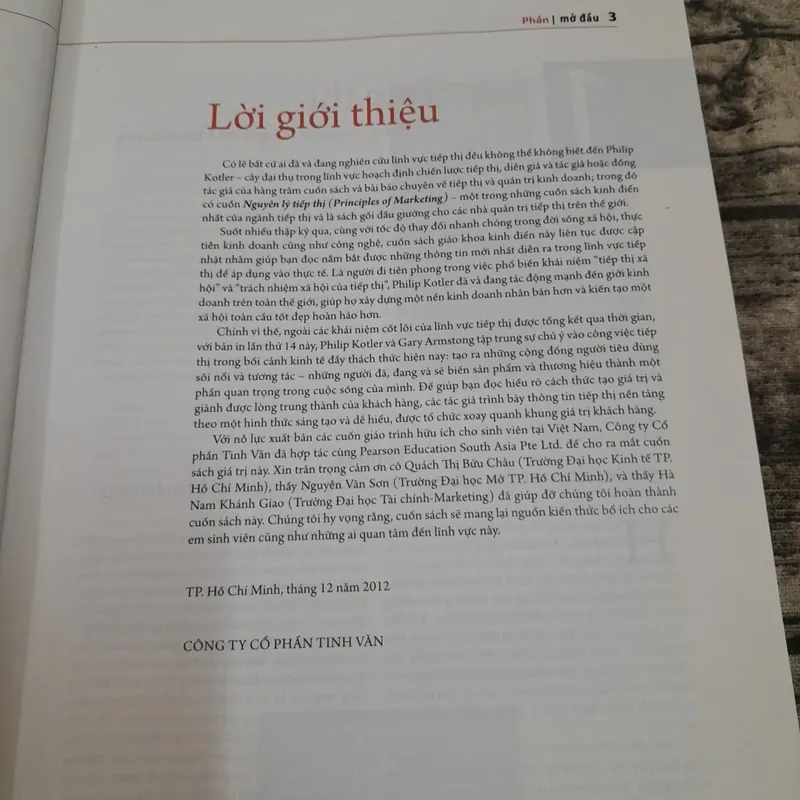 Principles Marketing. Ng.lý Tiếp thị 14th E. Tác giả Philip Kotler Gary Armstrong 728683