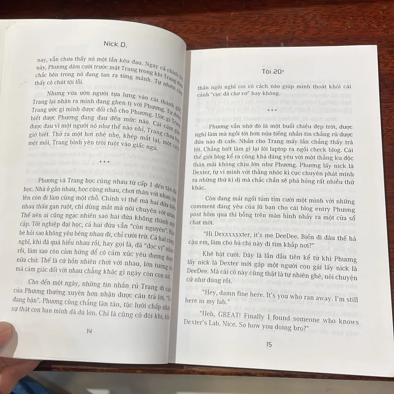 Tôi 20+ nick D. 2008 nxb văn học  1029436