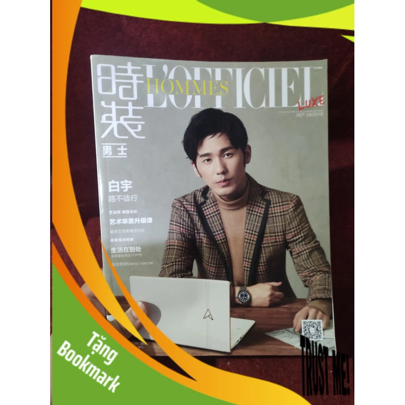 (TẶNG BOOKMARK) Tạp chí tiếng Hoa Hommes RBK 952527