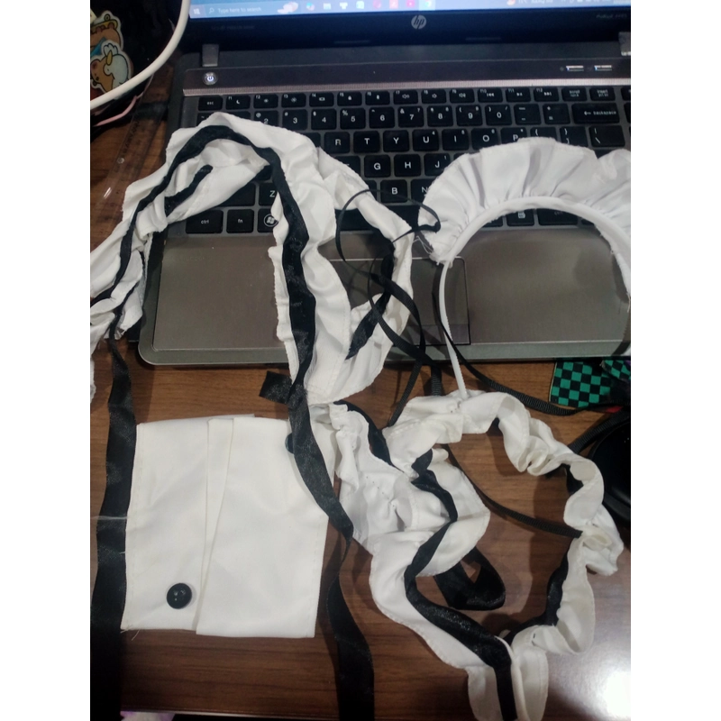 Maid ngắn cho nữ size s mới test 1 lần 360566