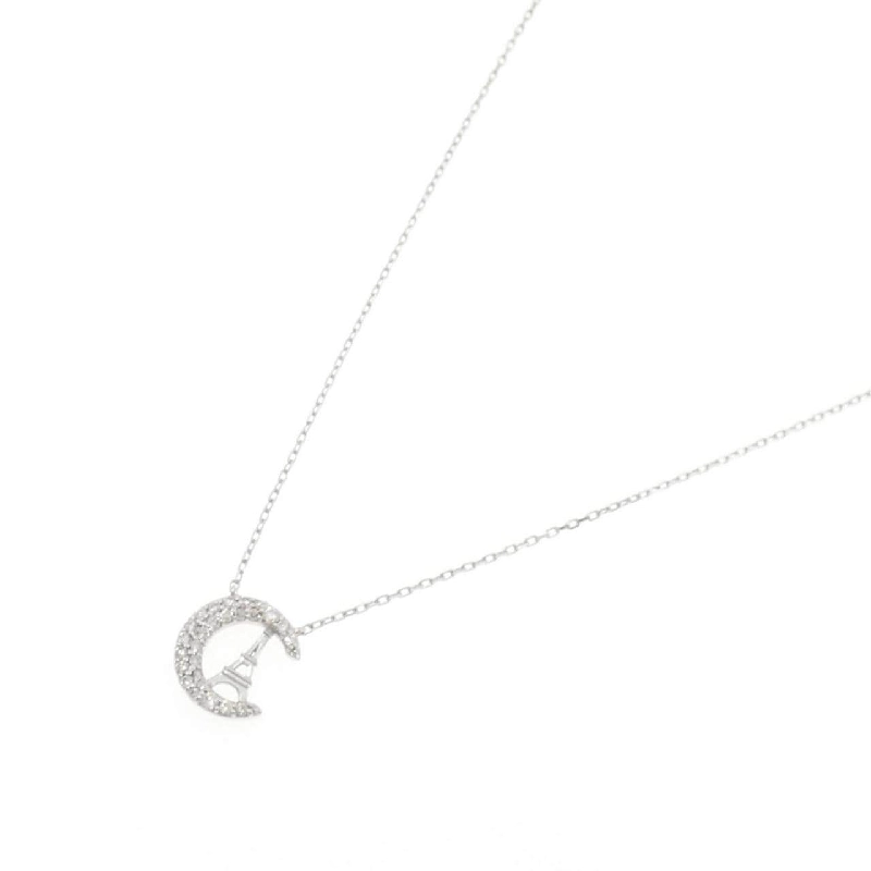 K18WG Dây chuyền kim cương 0.20CT - Hàng hiệu Chính hãng 858234