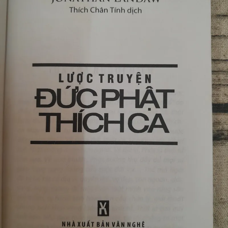 Lược truyện Đức Phật Thích Ca. Jonathan Landaw. Chích Chân Tính dịch 576437