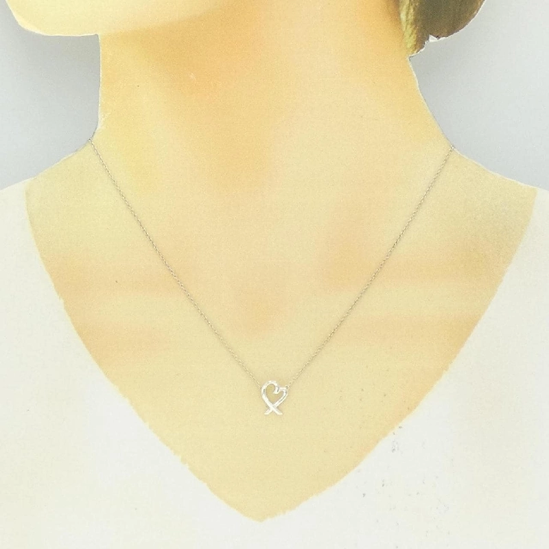 Dây chuyền mini Loving Heart Tiffany - Hàng hiệu Authentic 845279