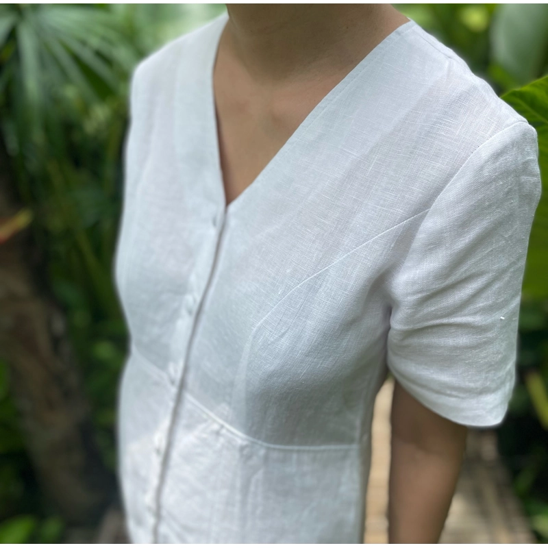 Đầm suông linen 524437