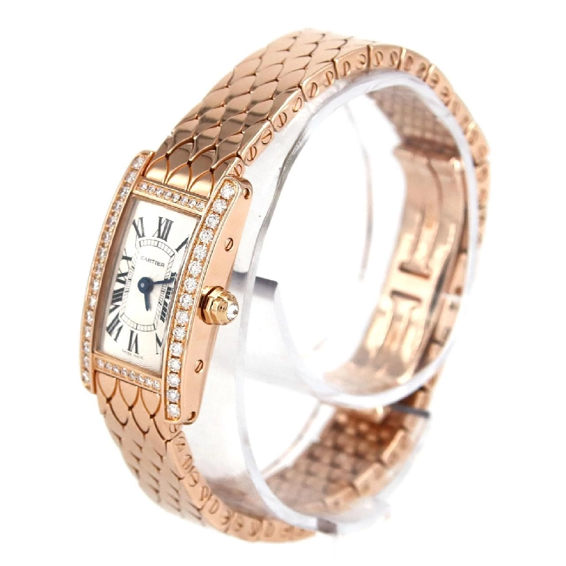 Cartier Mini Tank American PG/D WB710012 PG･RG Quartz - Hàng hiệu Authentic 874665