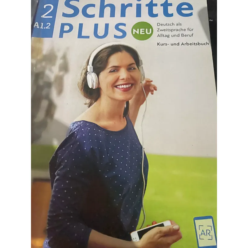Sách giáo trình tiếng Đức Schritt Plus NEU A1.2 Kurs- und Arbeitsbuch A1.2 1023987