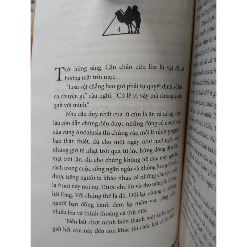 tiểu thuyết "Nhà Giả Kim" của nhà văn Paulo Coelho.  496636