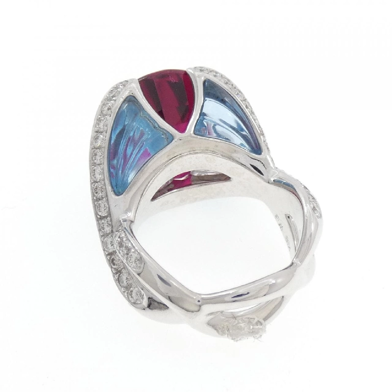 Nhẫn Tourmaline Rubellite K18WG 13.82CT - Hàng hiệu Chính hãng 849663