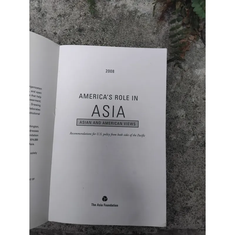 Amerca 's role in Asia ( Asian and American views ) 1021842