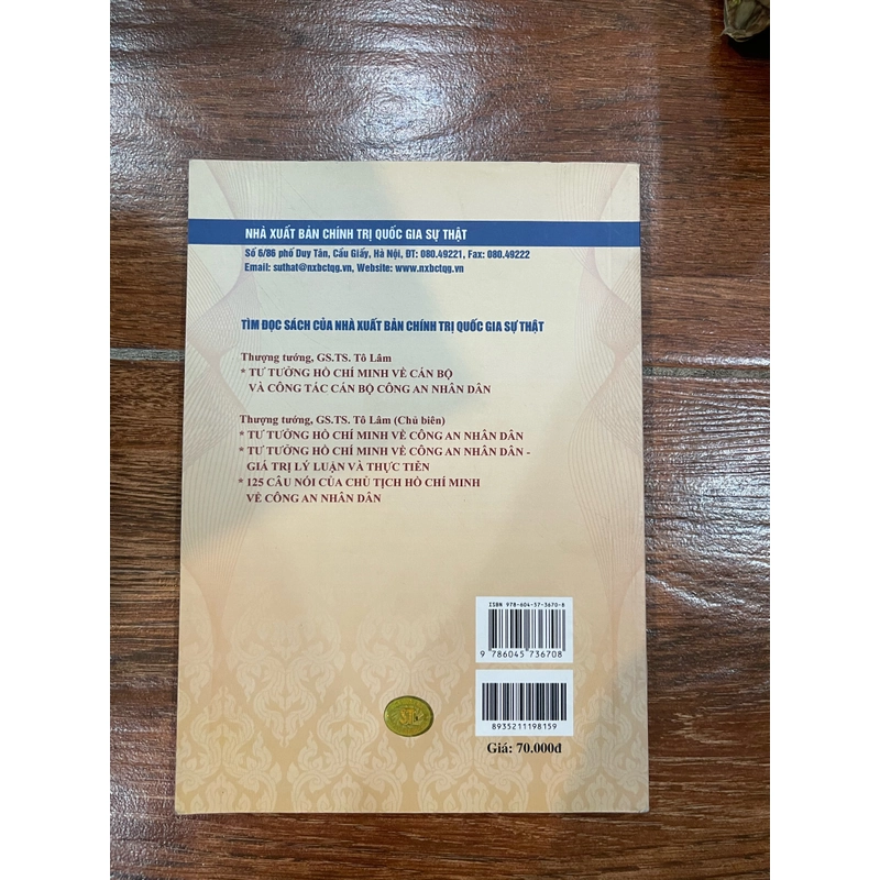 Công an nhân dân Việt Nam với tác phẩm Tư cách người công an cách mệnh của Hồ Chí Minh (k1 334710