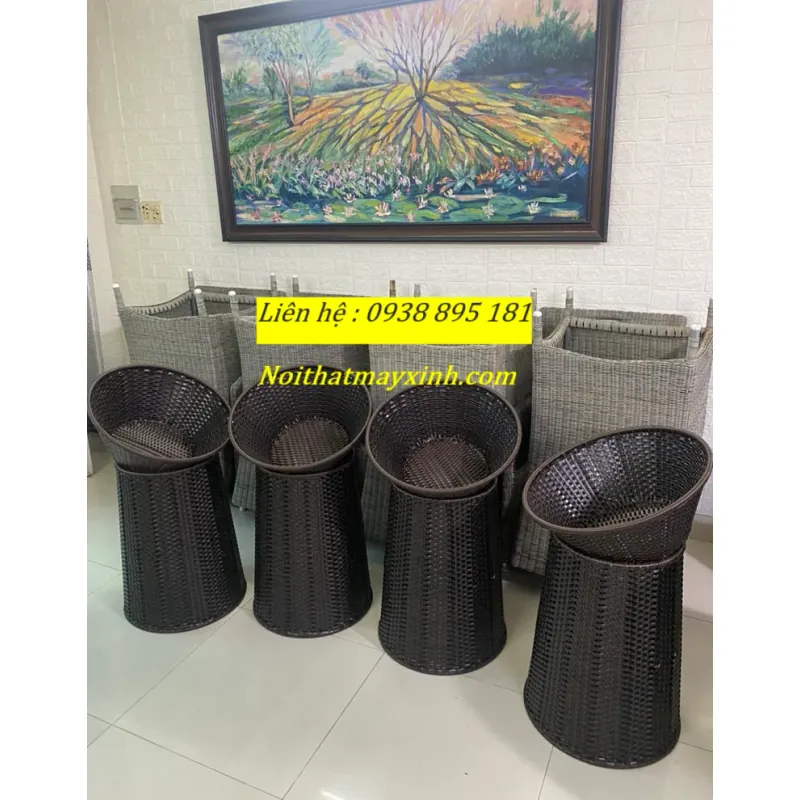 Giỏ mây trưng bày trái cây siêu thị cao 60 674842