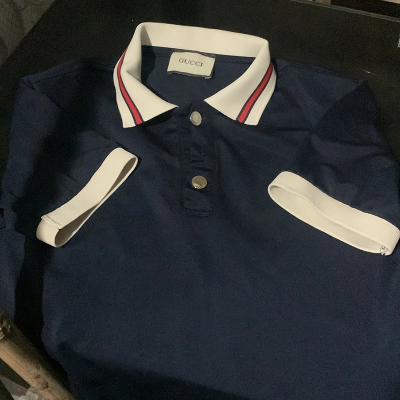 Áo polo gucci màu xanh than 519383