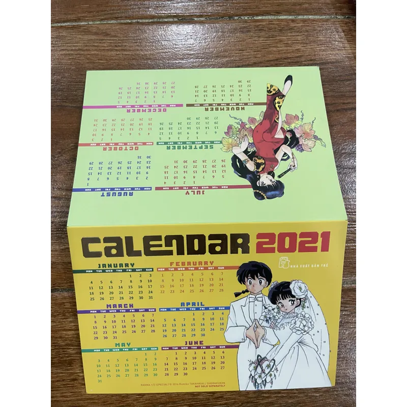 Ranma 1/2 có 7 tập + tờ lịch 2021 đi kèm (t4) 440850